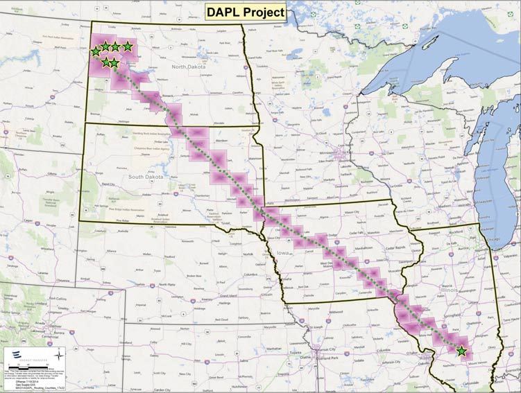 美国北达科他州批准接入的石油管道将对其土著人民构成威胁